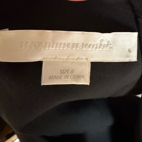 Alexander Wang Dress Black Size 0 Sheath Structured Cocktail Classic Bodycon - Picture 4 of 5